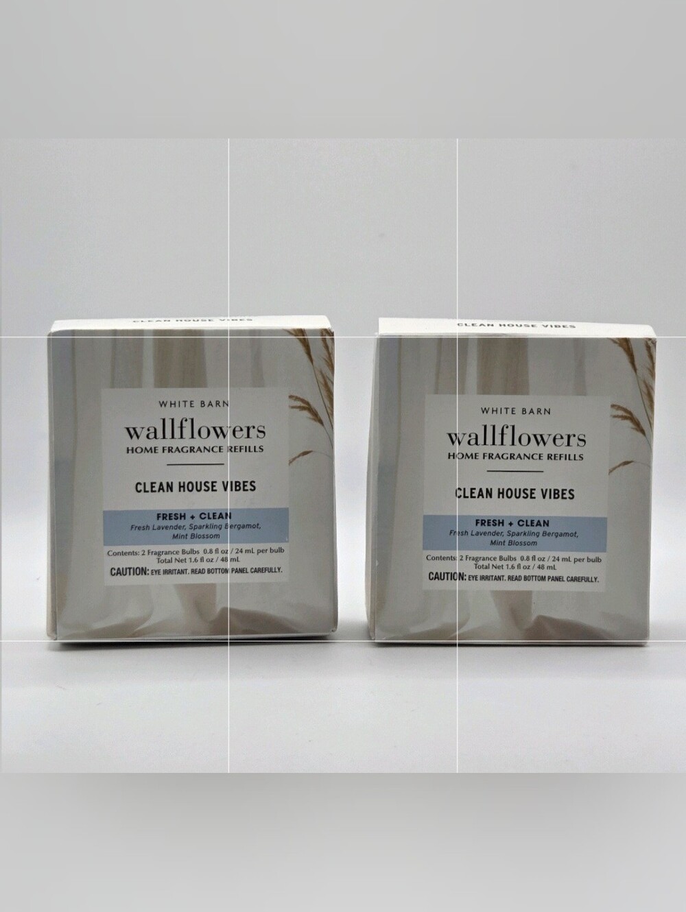 White Barn Wallflowers Home Fragrance Refills - Clean House Vibes X4